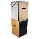 Trenntoilette campbee hive one - schwarz & weiß