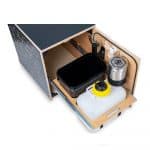 Trenntoilette campbee hive one - schwarz - innen
